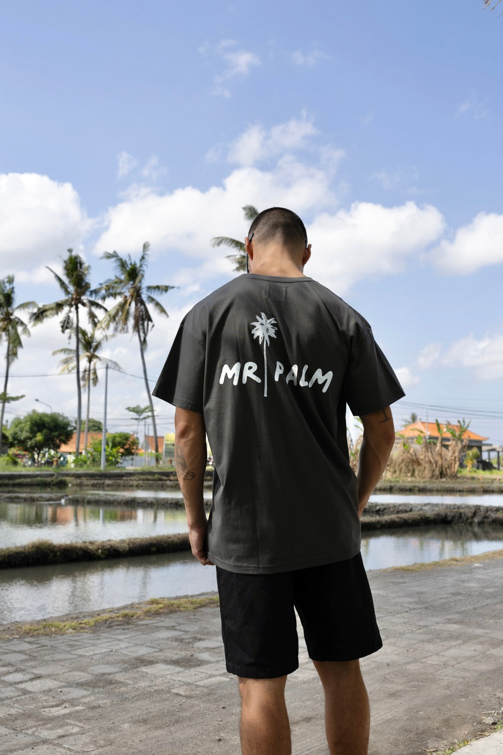 Basic Tee - Charcoal - Mr Palm