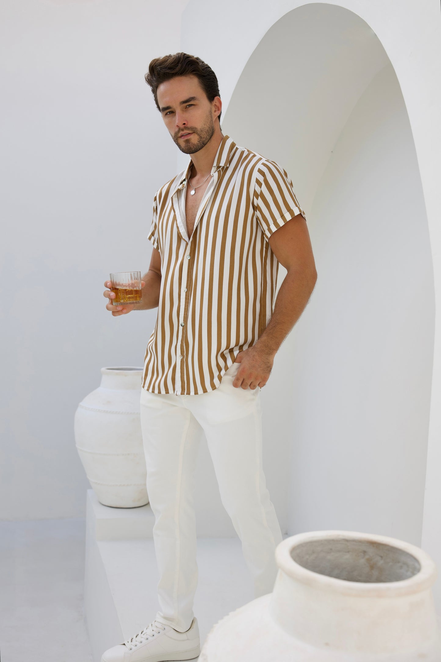 Euro Stripe - Mocca - Mr Palm