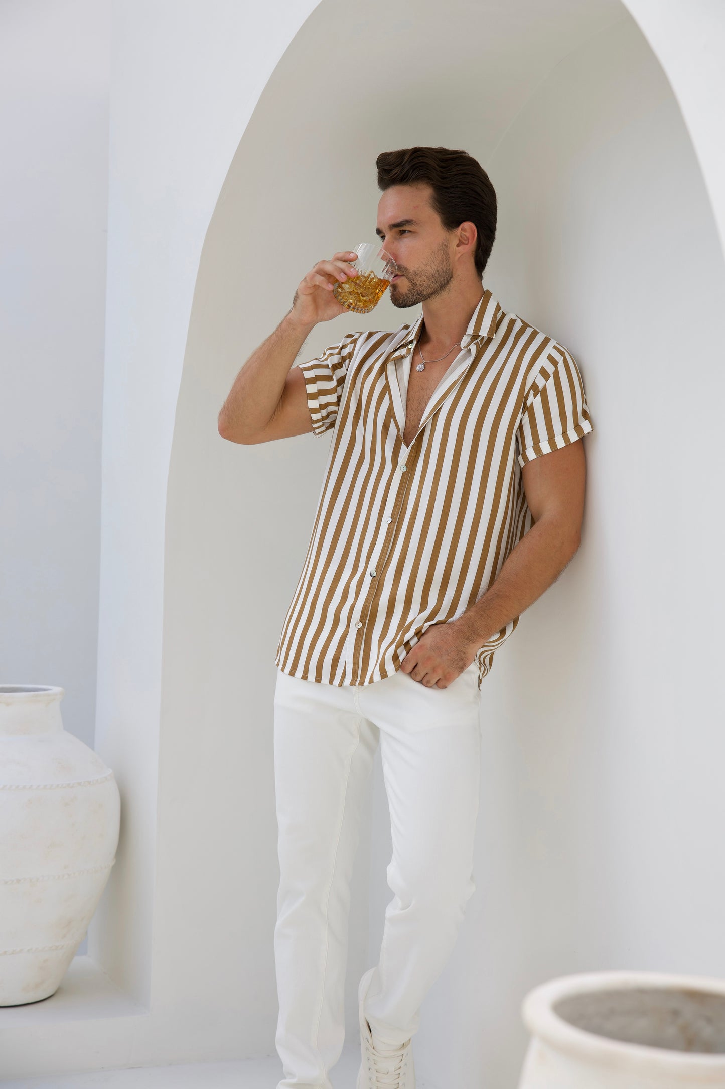 Euro Stripe - Mocca - Mr Palm