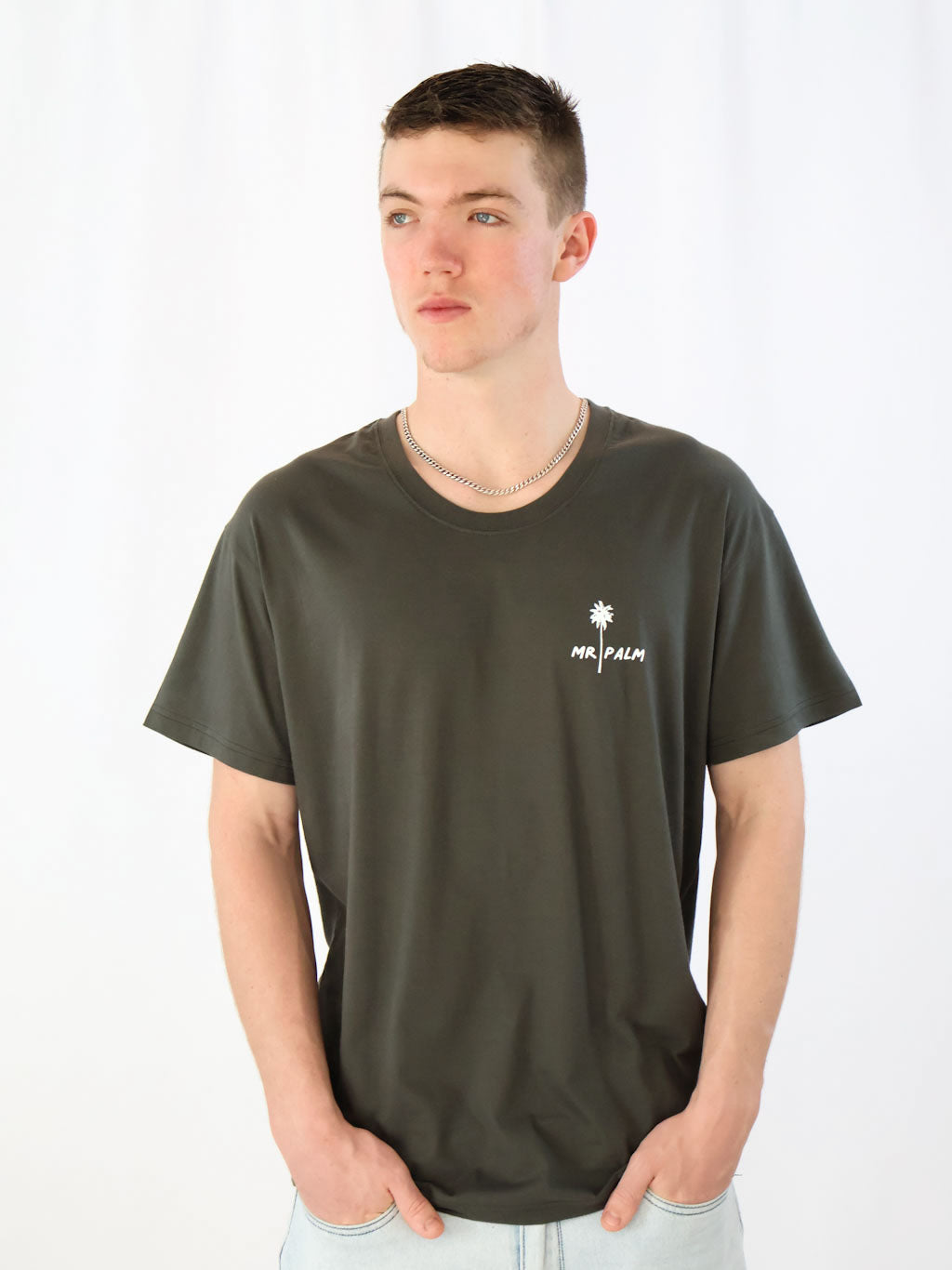 Basic Tee - Charcoal - Mr Palm