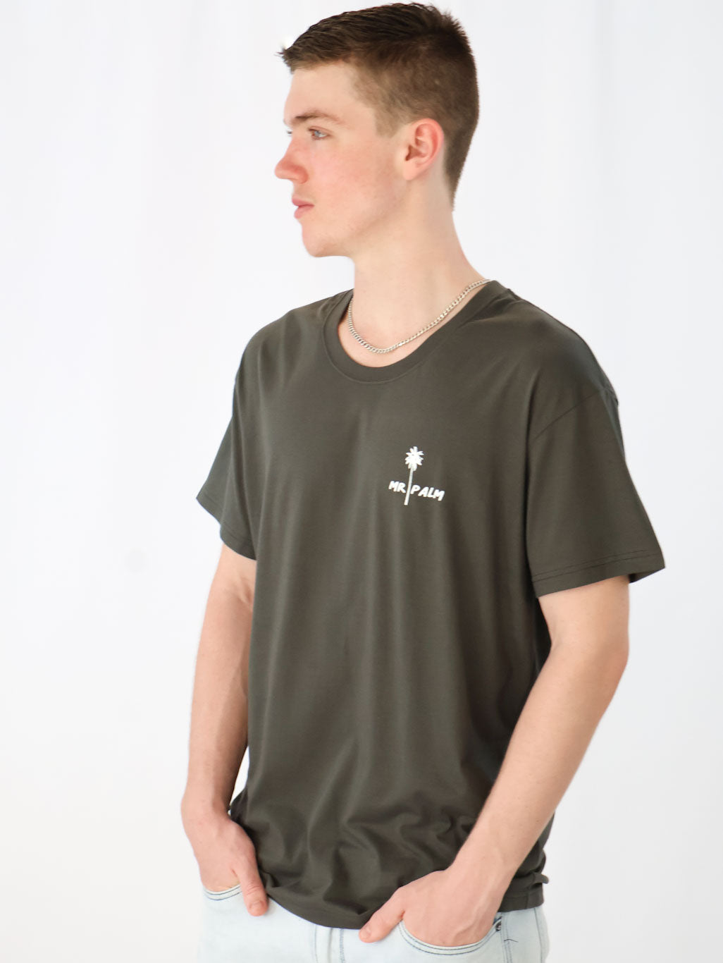 Basic Tee - Charcoal - Mr Palm