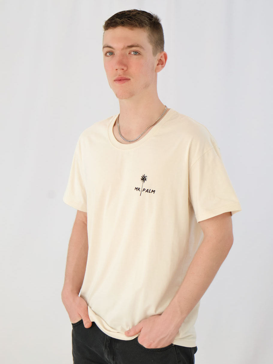 Basic Tee - Eggnog - Mr Palm