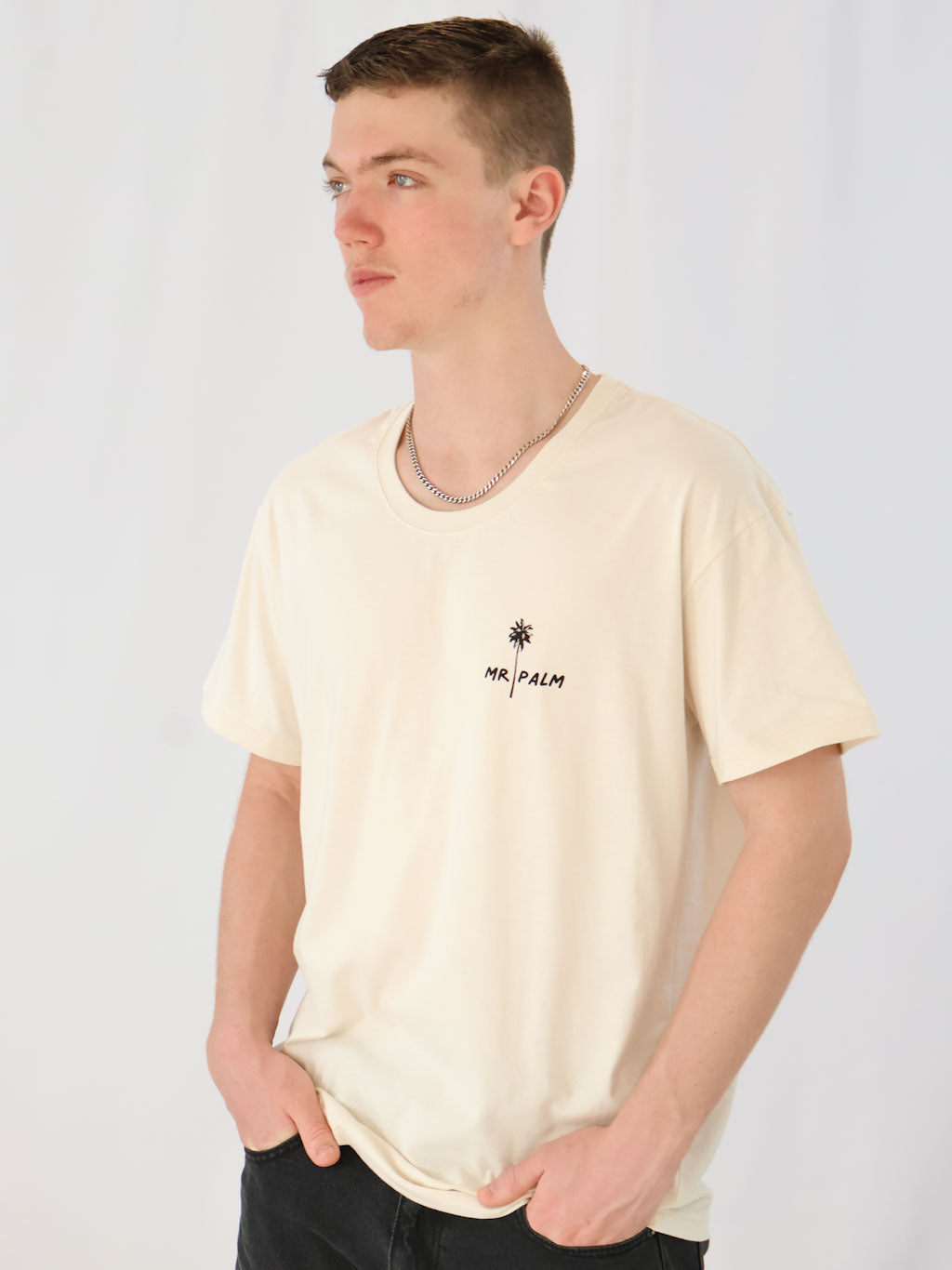 Basic Tee - Eggnog - Mr Palm