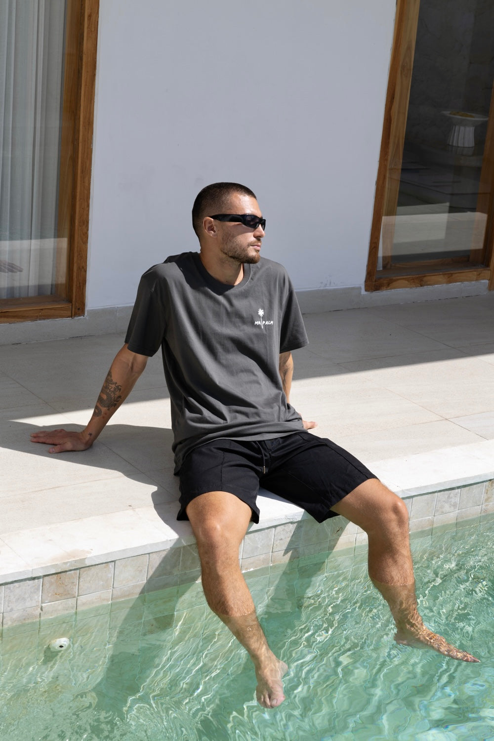 Basic Tee - Charcoal - Mr Palm