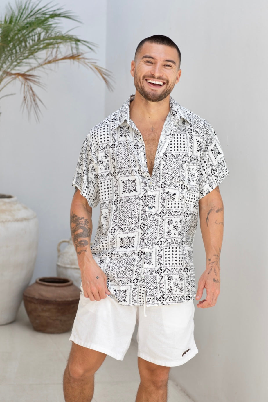 Anton Floral Shirt - Mr Palm