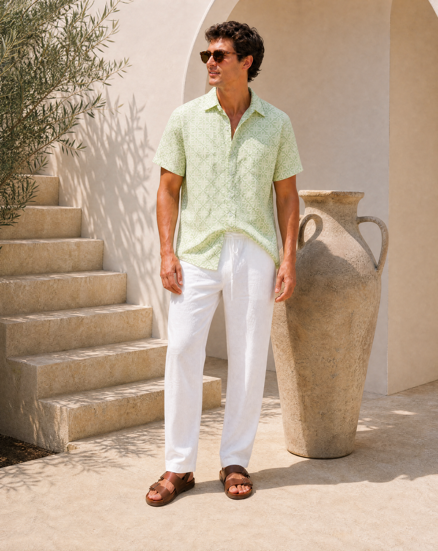 Palma Pant - Milky White - Mr Palm
