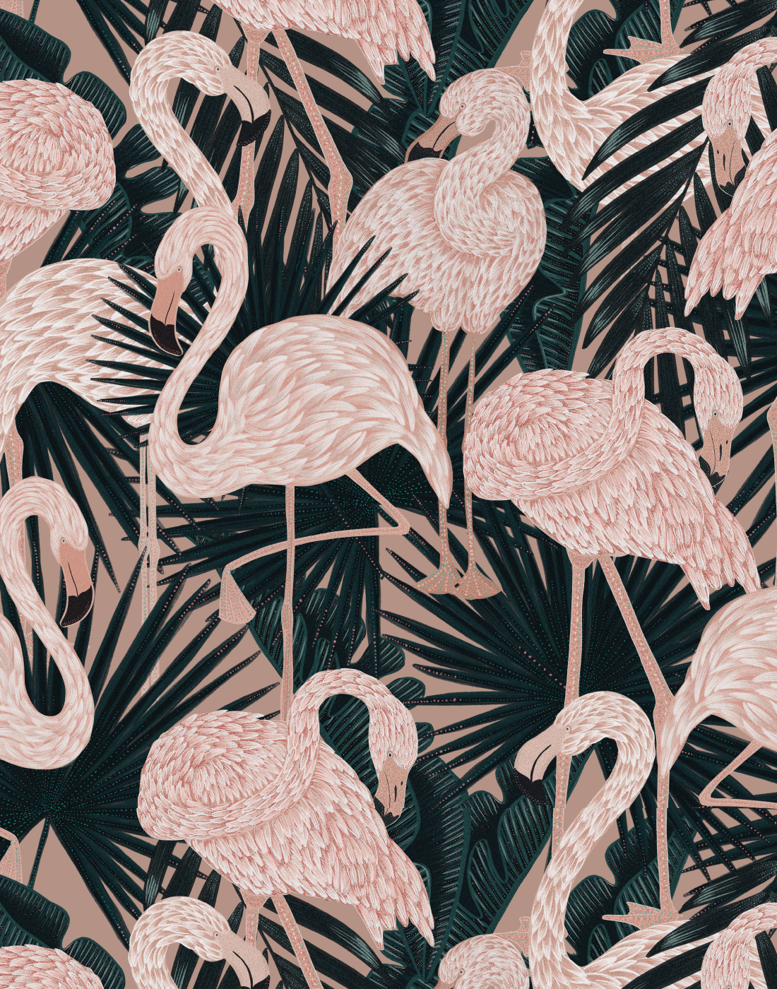 Flamingo Short Sleeve Party Shirt - Mr Palm
