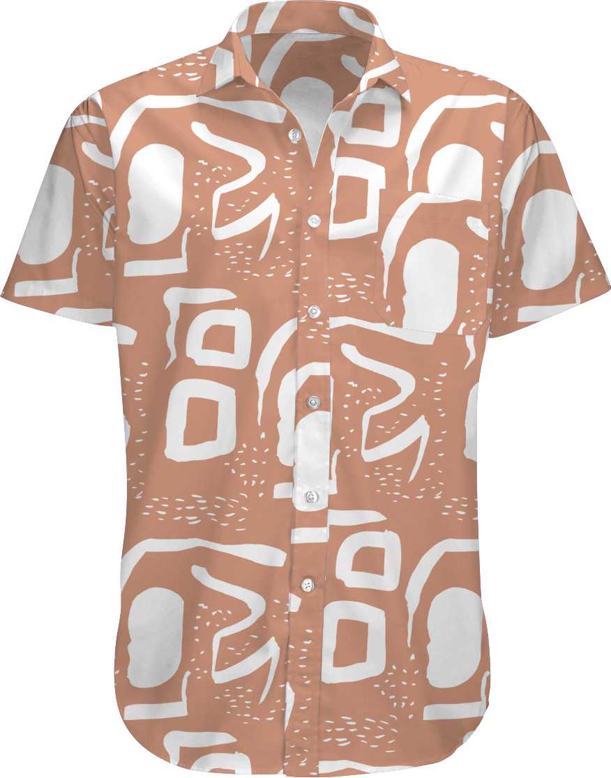 Abstract Tiki Shirt- Kids