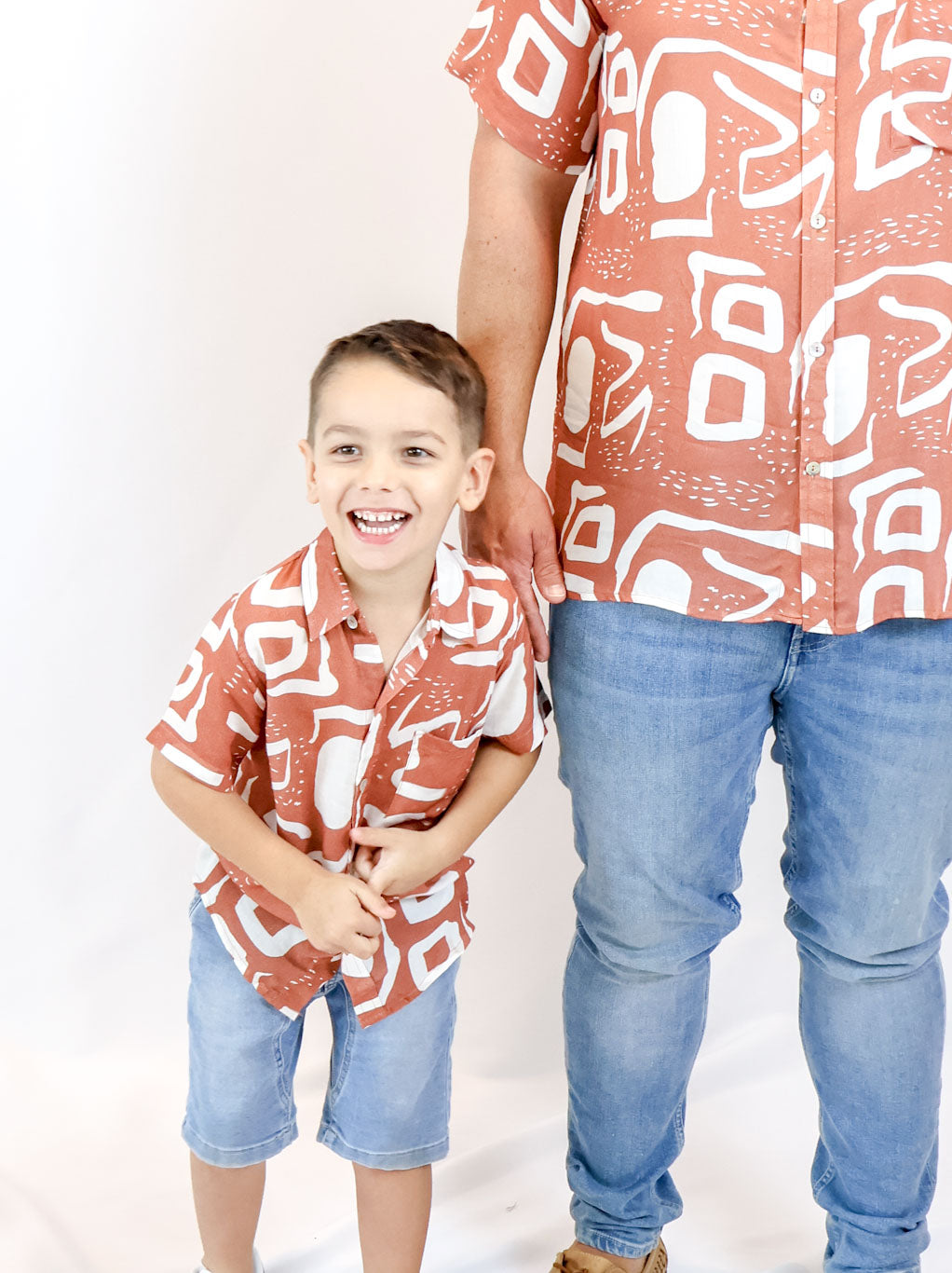 Abstract Tiki Shirt- Kids