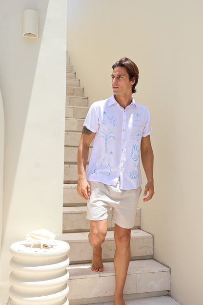 Ocean Etch - Light Blue