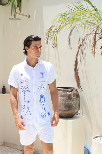 Ocean Etch - Dark Blue