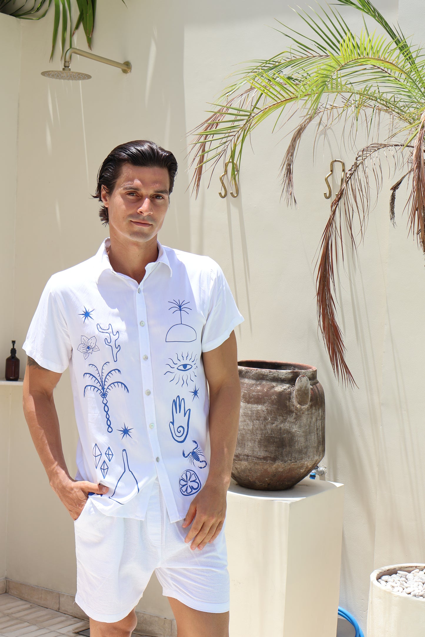 Ocean Etch - Dark Blue