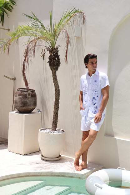 Ocean Etch - Dark Blue