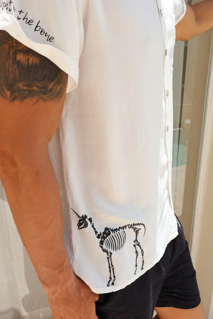 Fishbone Shirt - White