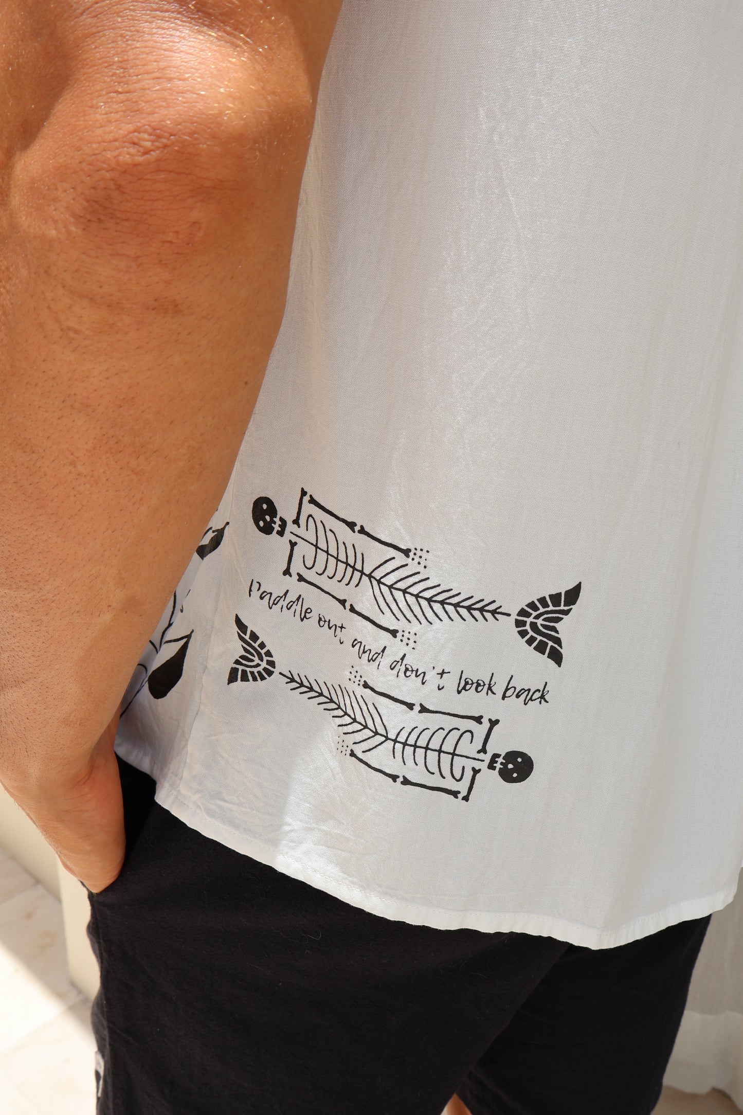 Fishbone Shirt - White