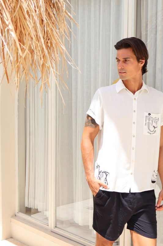 Men's Cotton Shorts - Black