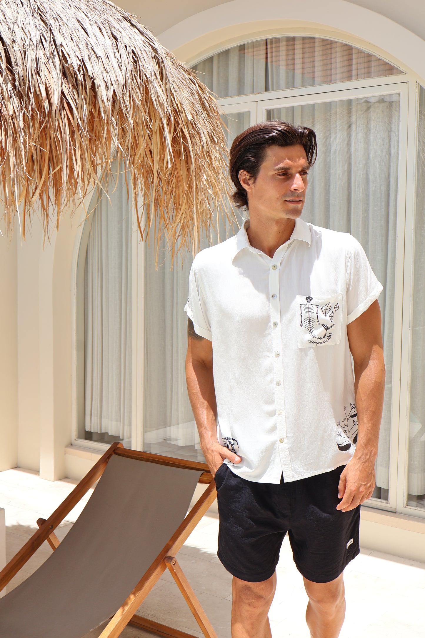 Fishbone Shirt - White