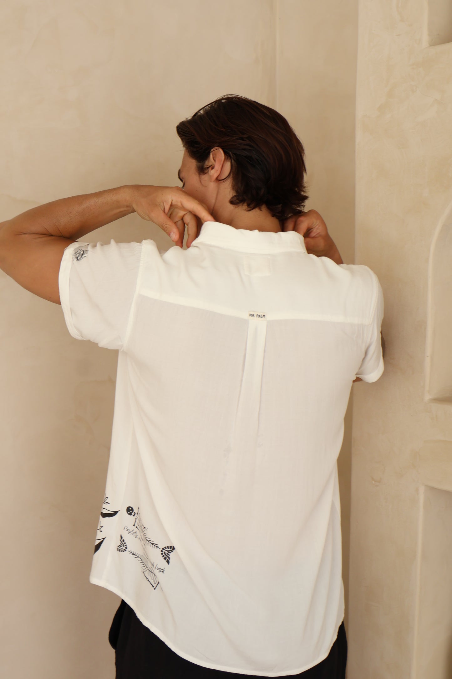 Fishbone Shirt - White