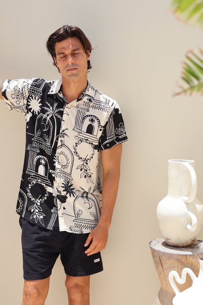 Men's Cotton Shorts - Black