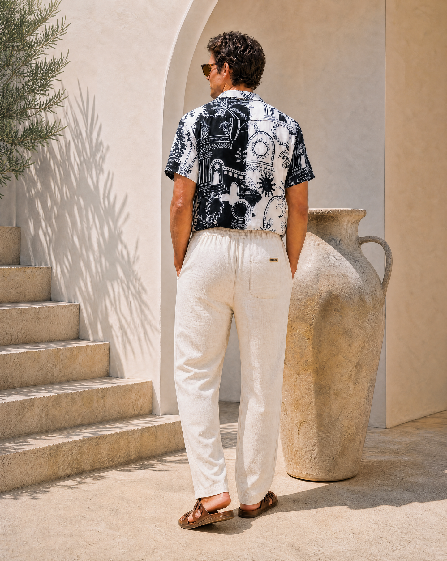 Solea Pant - Natural - Mr Palm