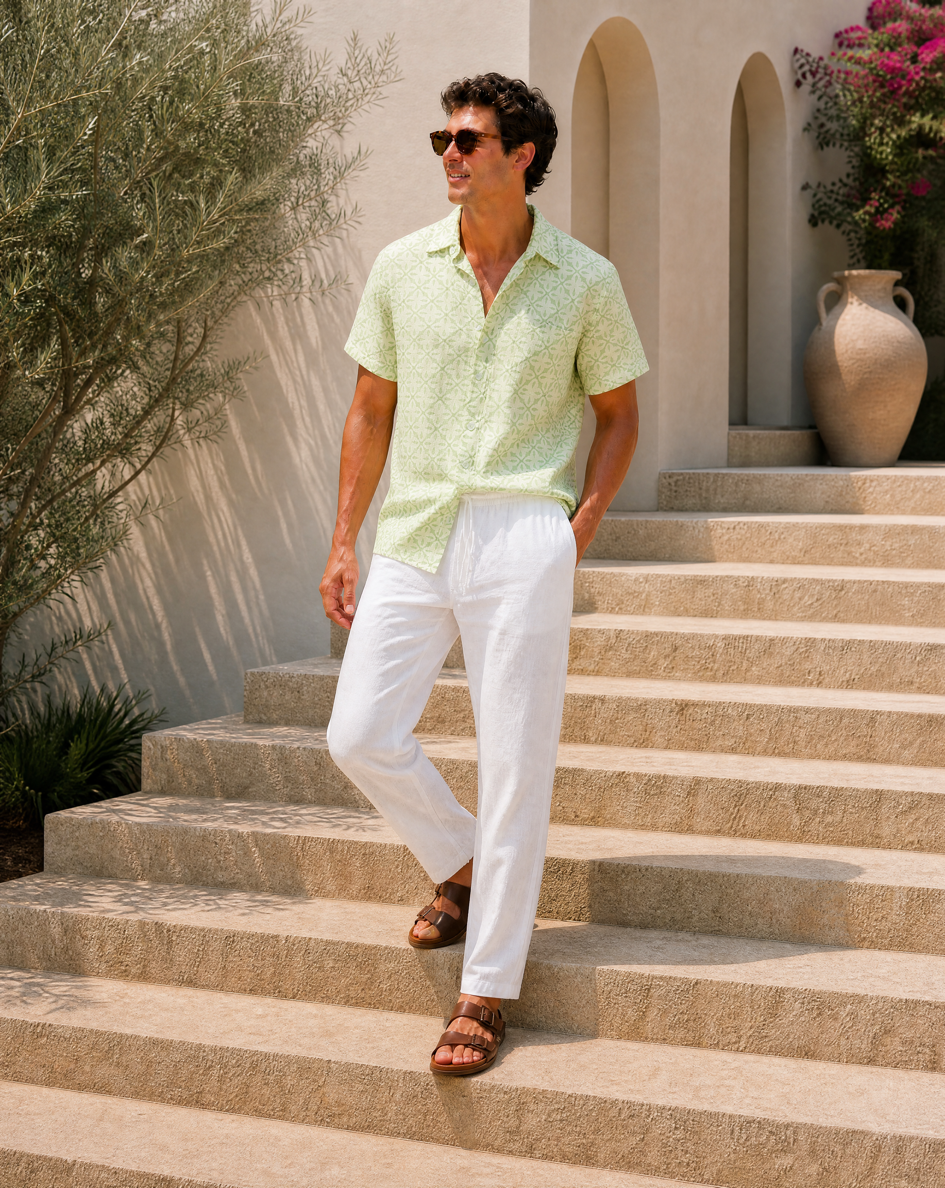 Palma Pant - Milky White - Mr Palm