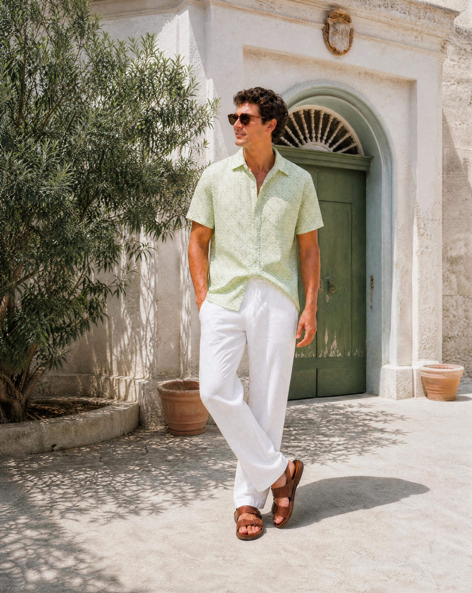 Palma Pant - Milky White - Mr Palm