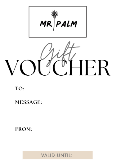 Mr Palm Gift Card