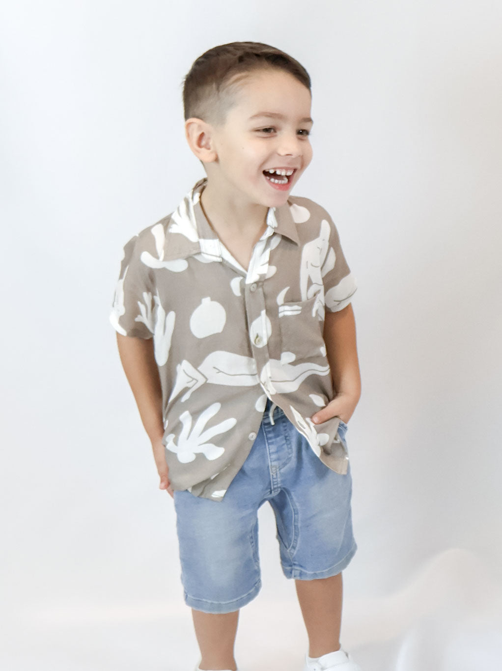 Tropical Matisse Shirt- Kids