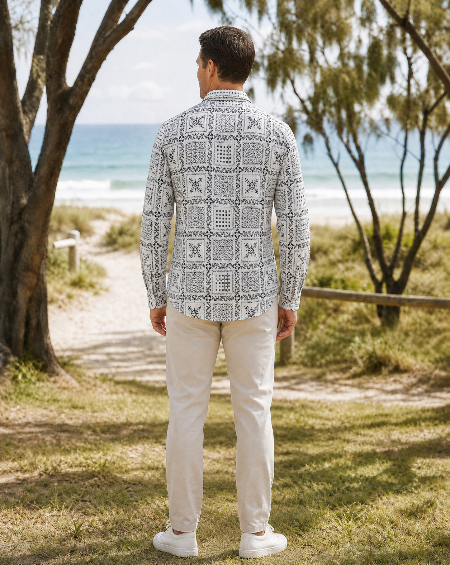 Anton Floral Shirt - Long Sleeve - Mr Palm