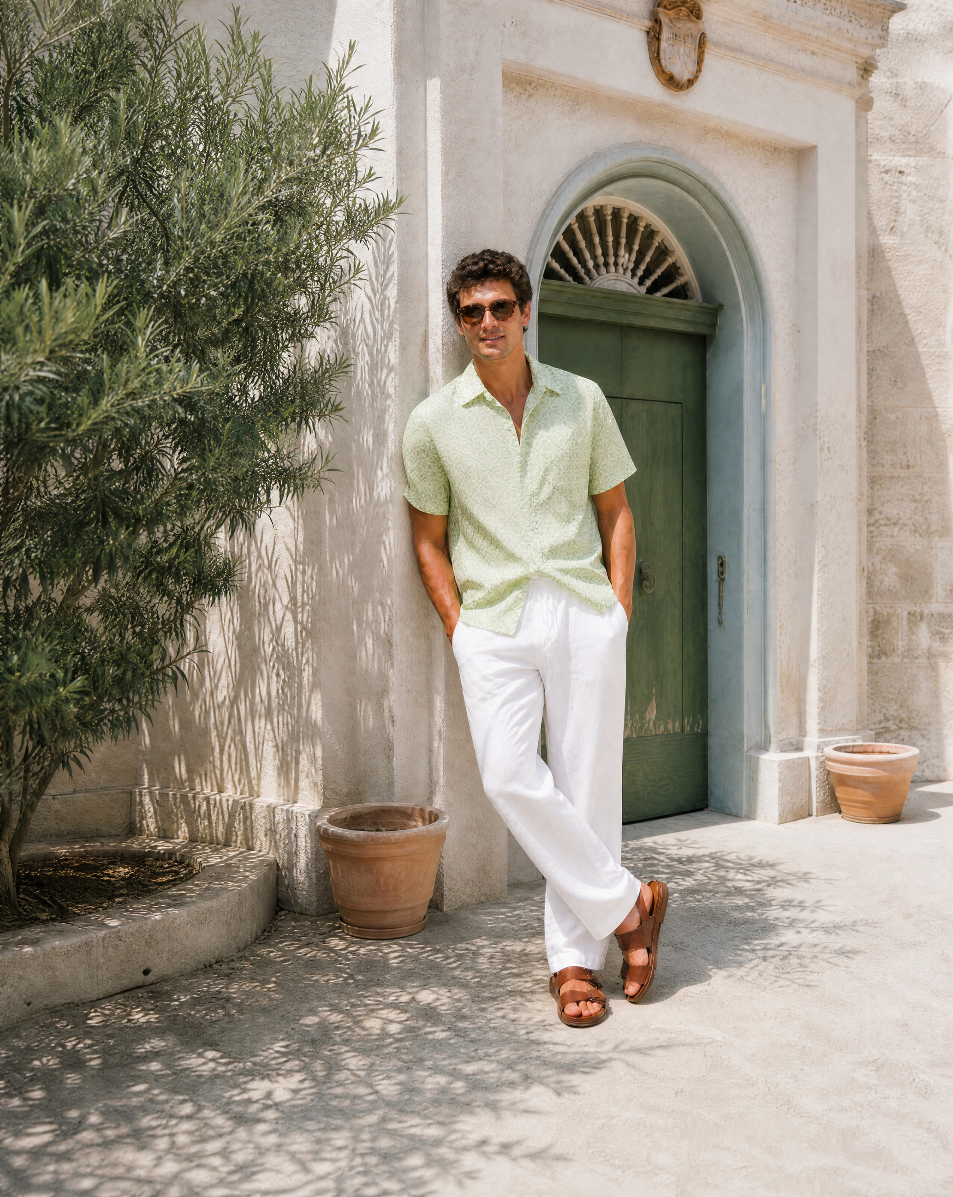 Palma Pant - Milky White - Mr Palm